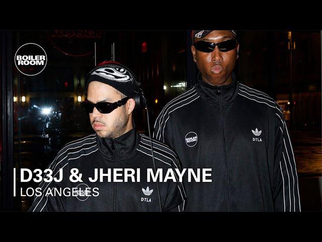 D33J & JHERI MAYNE | Boiler Room x Adidas: Los Angeles