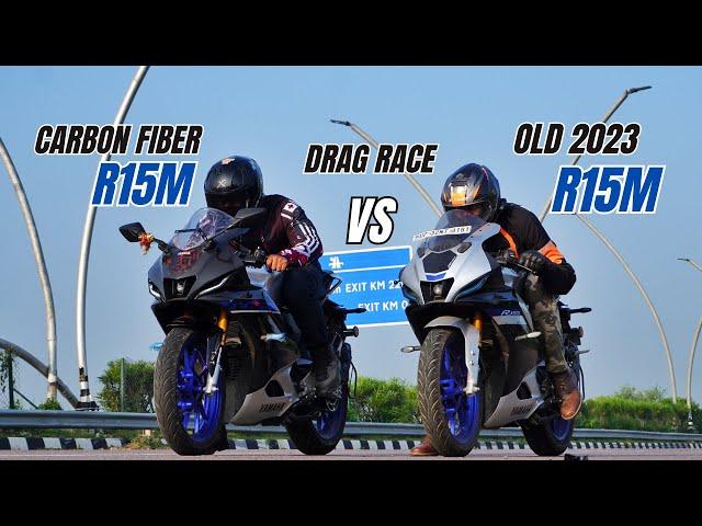 2024 Yamaha R15M Carbon Fiber Vs 2023 Yamaha R15M Long RACE | Unexpected Results