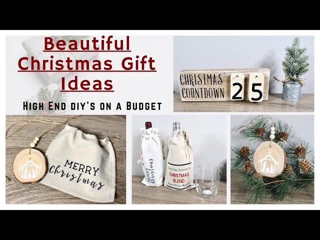 BEAUTIFUL CHRISTMAS GIFT IDEAS * DIY High End gifts using Cricut Smart Materials * BlondieNextDoor