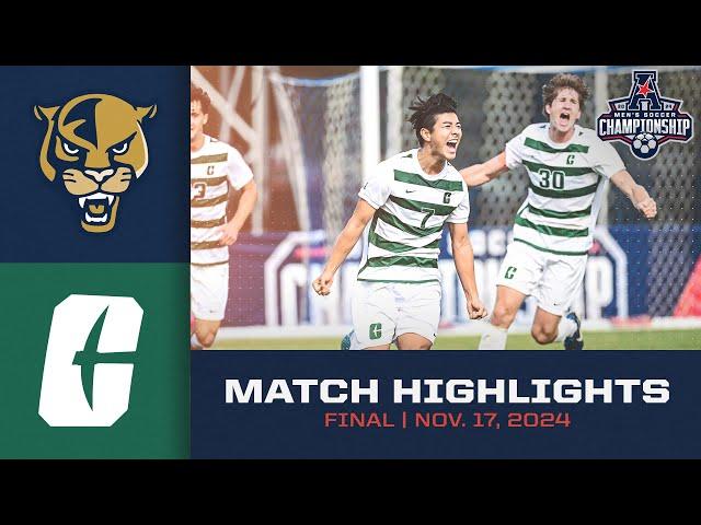 Match Highlights: Florida International vs Charlotte - 2024 American Mens Soccer Championship