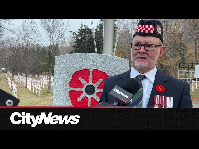 Honouring fallen soldiers at Calgary’s Field of Crosses