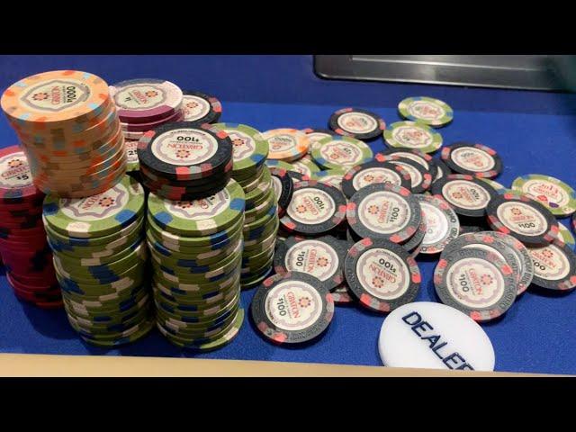 SET Over SET In GIGANTIC ALL-IN!! HIGH STAKES 25/50/100 NL! Must See! Poker Vlog Ep 315