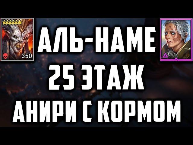 Аль-Наме 25 этаж | Анири + Дамагер с Кормом | Разбор Пачки | Raid SL