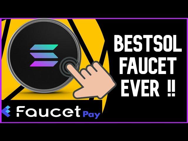 BEST SOL FAUCET GET 0.1 $ everyday  | FAUCETPAY |  [ PL ] {instat withdraw}