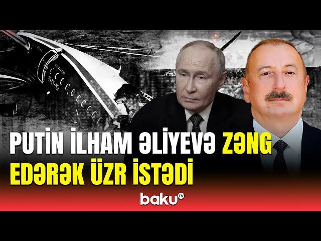 Putin İlham Əliyevə zəng edərək üzr istəyib - TƏCİLİ XƏBƏR