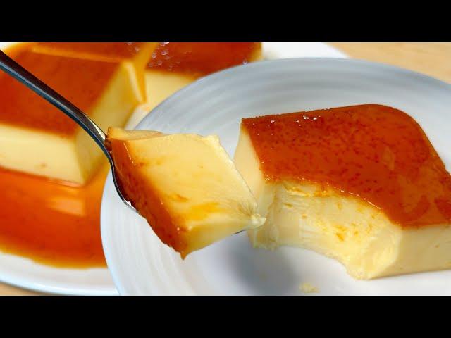 The Most Delicious Egg Pudding recipe! Custard Pudding | homemade dessert