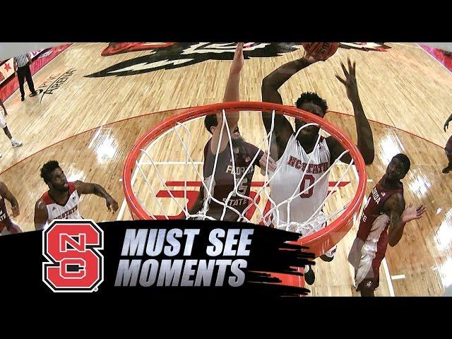 NC State Basketball: Abdul-Malik Abu Power Slams Over 7-Footer