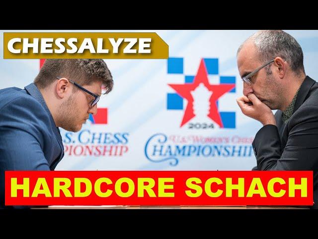 Komplikationen aus der Hölle| Sevian vs Dominguez | US Chess Championship 2024 Runde 9