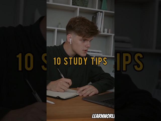 10 study tips for all students  // #study #motivation #exam #shorts