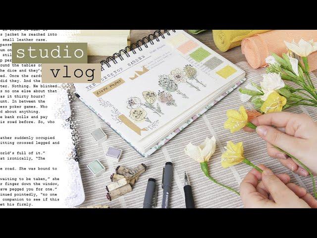 Come Join me for a Story Inspired by Crepe Paper Flowers