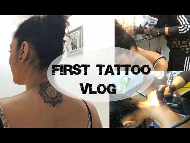 Getting My First Tattoo Vlog | MaenaS | Does it hurt? Aftercare and Tips?