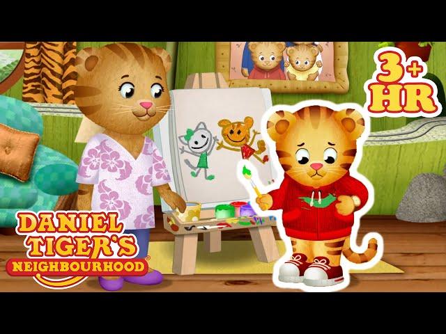 Daniel Gets Paint on His Sweater | New Compilation | Cartoons for Kids | Daniel Tiger