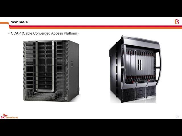 SK Broadband discusses 'SK's HFC 10G level internet technology & FTTx Real 10G Service device'