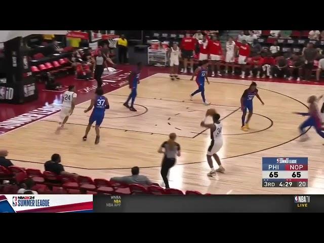 LANDERS NOLLEY II VS 76ERS 22 PTS     7.16.23