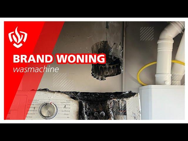 Prio 1: Brand woning - wasmachine | Brandweer Haastrecht