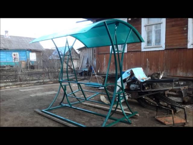 Качель Садовая Своими Руками. garden swing