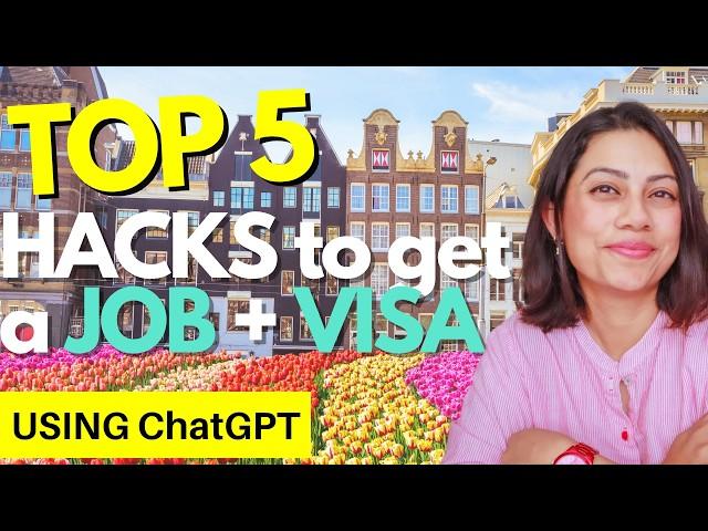 TOP 5 SIMPLE HACKS To get a JOB with VISA Using ChatGPT | Get a job with VISA using AI