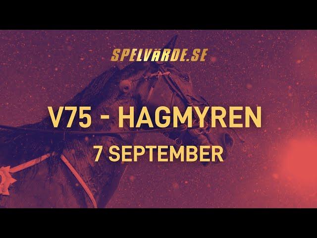 Uppsnack V75 Hagmyren 7 september