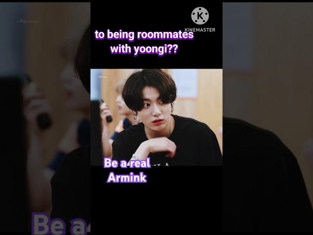 yoongi as roommate  #kpop #bts #yoongi #jungkook #yoonkook #jin #jinkook #shorts #btsshorts