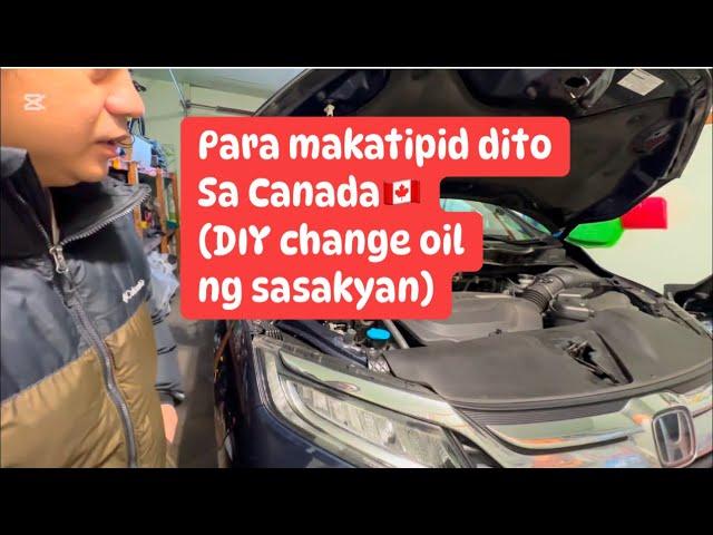 DIY Change Oil ng Sasakyan Para Makatipid | St. John’s Newfoundland Canada