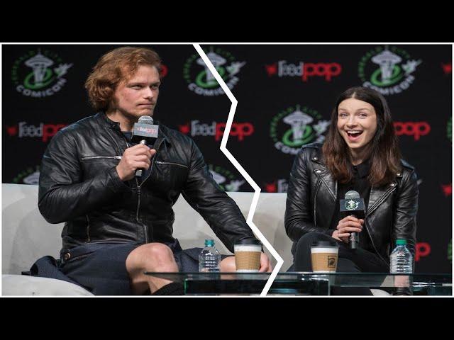 Outlander's Sam Heughan Talks about Fans l Mom l Jamie & Cute Moments