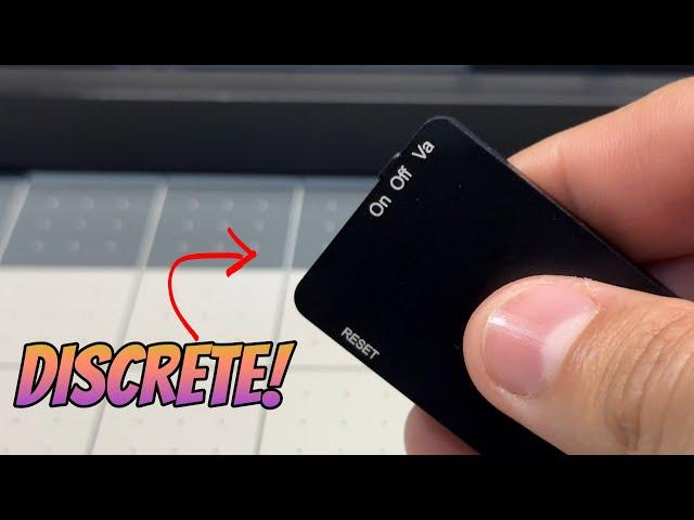 Tiny and discrete voice recorder | TinyTech Voice Recorder