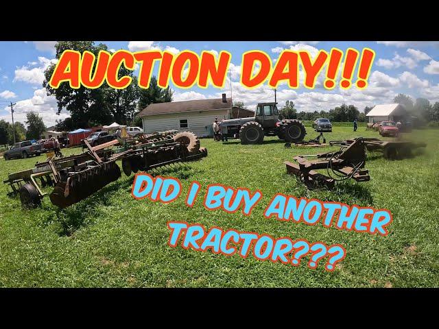 AUCTION DAY!!! Did I buy another tractor??? WHITE 4-150