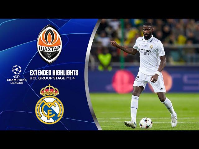 Shakhtar Donetsk vs. Real Madrid: Extended Highlights | UCL Group Stage MD 4 | CBS Sports Golazo