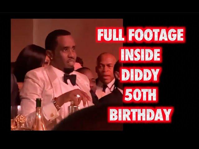 FULL DIDDY 50TH BIRTHDAY PARTY FOOTAGE