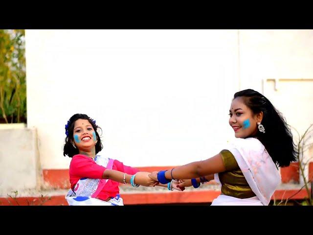 Neel Digante dance cover ।। Nisha's Creation ।। Shreya Ghoshal ।। Gotro ।। Nisha and Tinni