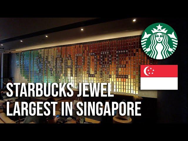 【4K】Singapore's Largest & Unique Starbucks Branch | Jewel at Changi Airport | Singapore | Cinematic