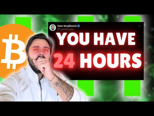 HOW MUCH HIGHER WILL BITCOIN GO?? BLACKROCK IS GIVING YOU 24 HOURS [CRYPTO MEGA WARNING]