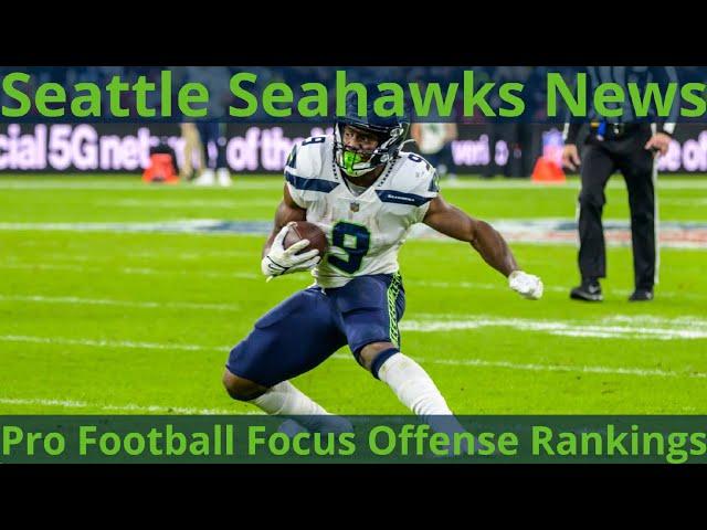 What does Pro Football Focus think of the 2025 Seattle Seahawks on offense?