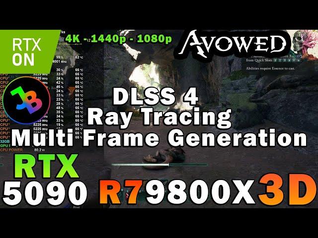 Avowed | RTX 5090 | Ryzen 7 9800X3D | Epic Settings | Ray Tracing | DLSS 4 MFG | 4K - 1440p - 1080p