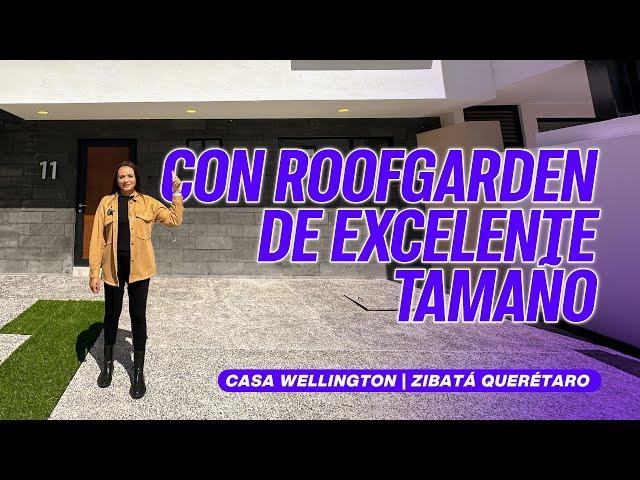 ¡Con ROOFGARDEN de excelente TAMAÑO!  Casa WELLINGTON | $5,350,000 | Zibatá Querétaro