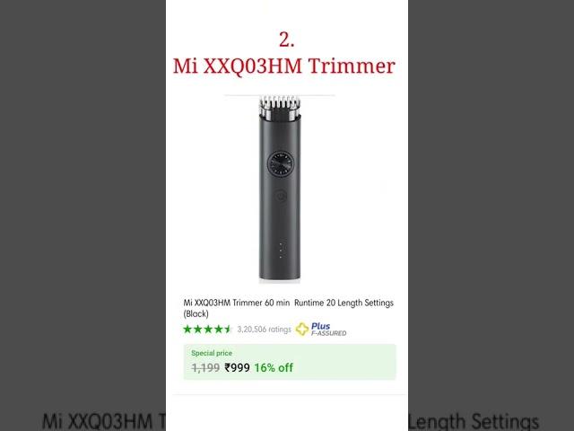 Top 3 Best Trimmer for men under 1000 #shorts #youtubeshorts