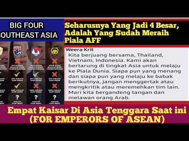 Komentar Fans Thailand Malaysia & Vietnam Menanggapi 4 Besar di Asia Tenggara Saat ini || King ASEAN