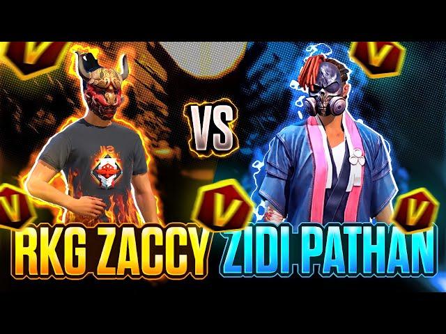 ZIDI PATHAN GAMING VS RKG ZACCY || INTENSE MATCH 