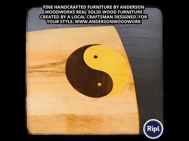 Fine handcrafted furniture by Anderson woodworks real solid wood furniture created by a local craft…