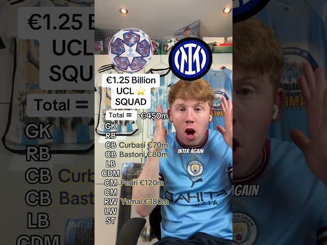 Building a €1.25B Champions League Team