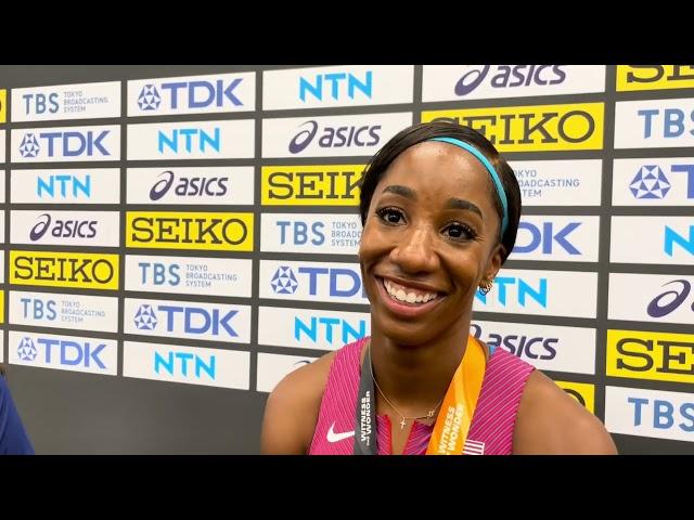 Keni Harrison Takes Third In Women's 100m Hurdles At World Champs