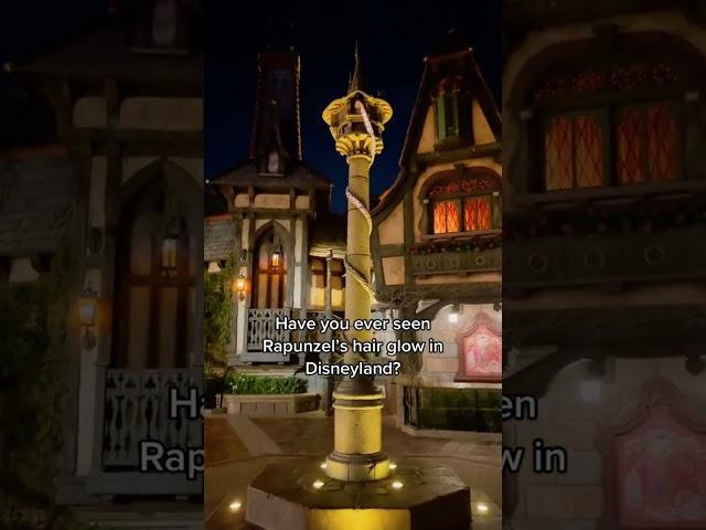 Have you seen Rapunzel's hair glow in #disneyland  #rapunzel #disneytips