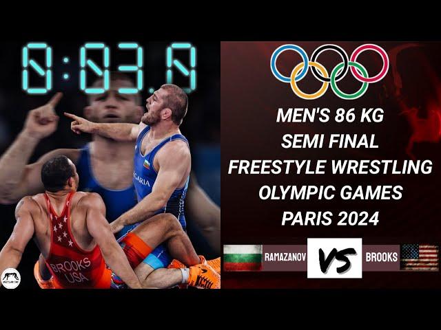 Ramazanov's Olympic Semifinal Masterclass SHOCKS Aaron Brooks!