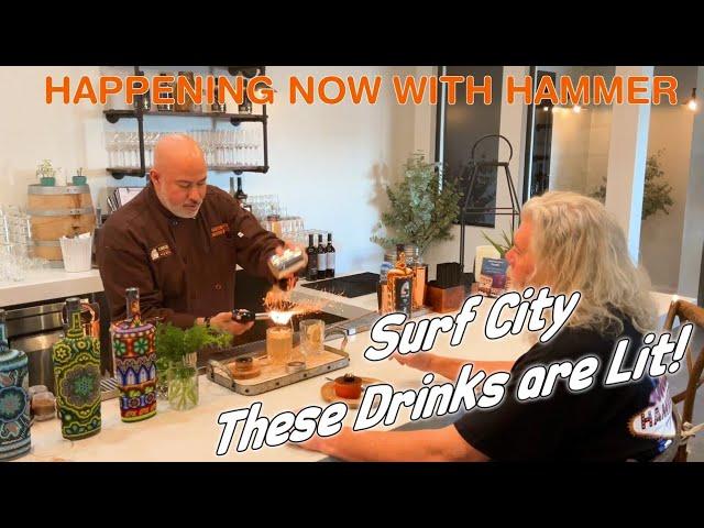 These Drinks are Lit! Surf City | Happening Now with Hammer