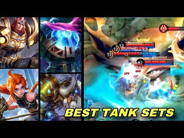 BEST TANK SETS MOBILE LEGENDS | TANK MONTAGE MLBB