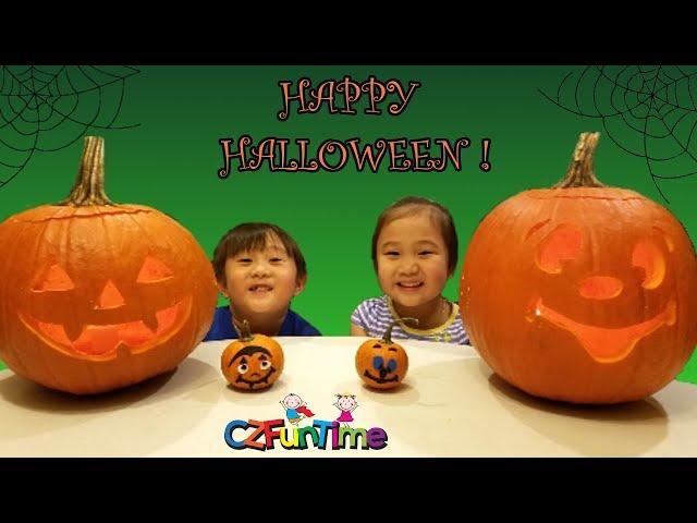 Halloween Pumpkin Carving Decorating Fun Kids Activity