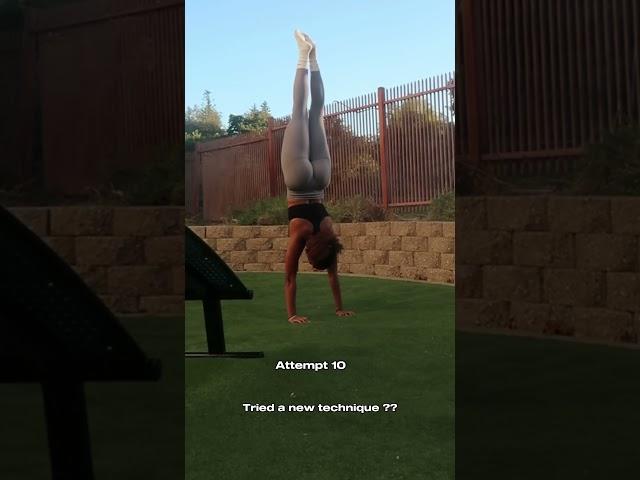 Why am I kinda getting good at this #motivation #motivation #handstandchallenge #fitness #gymnast