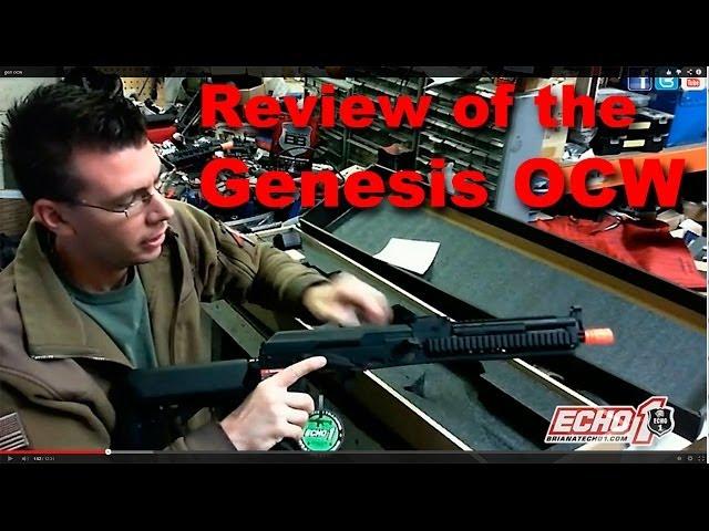 Echo1 Genesis OCW Airsoft Review and gearbox takedown