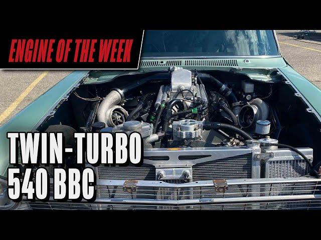 6-Second Twin-Turbo 540 cid Big Block Chevy Engine