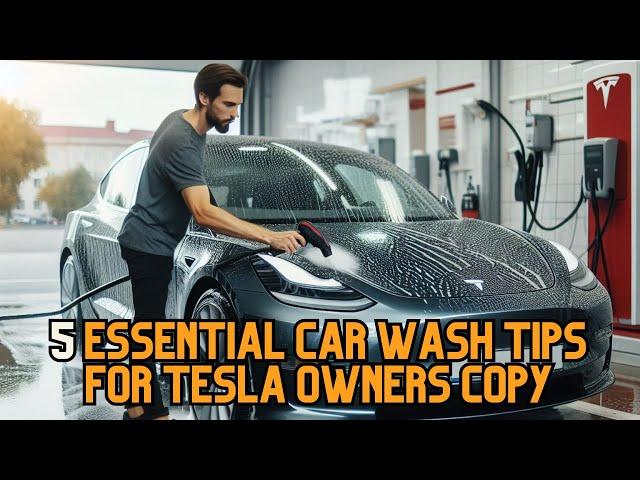 tesla products | 5 Essential Car Wash Tips for Tesla Owners Copy